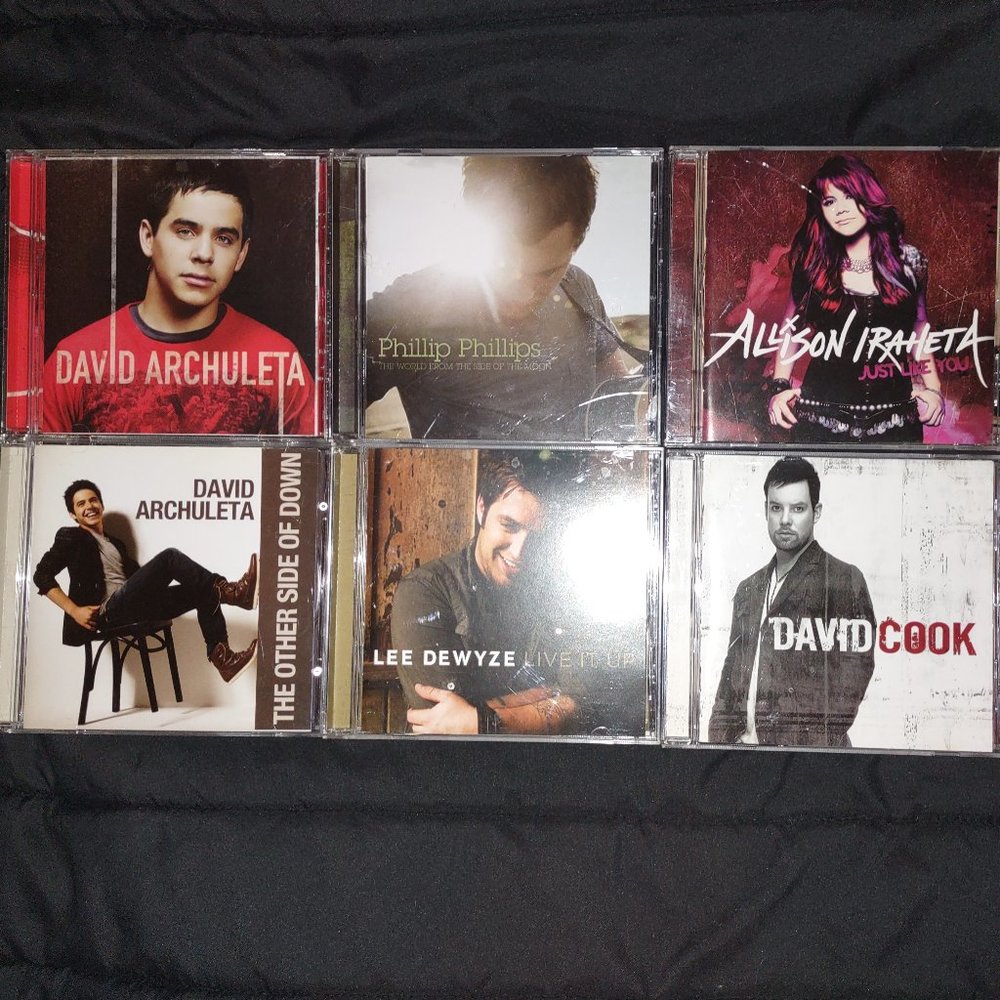 7 Artists from American Idol 8 Music CDs